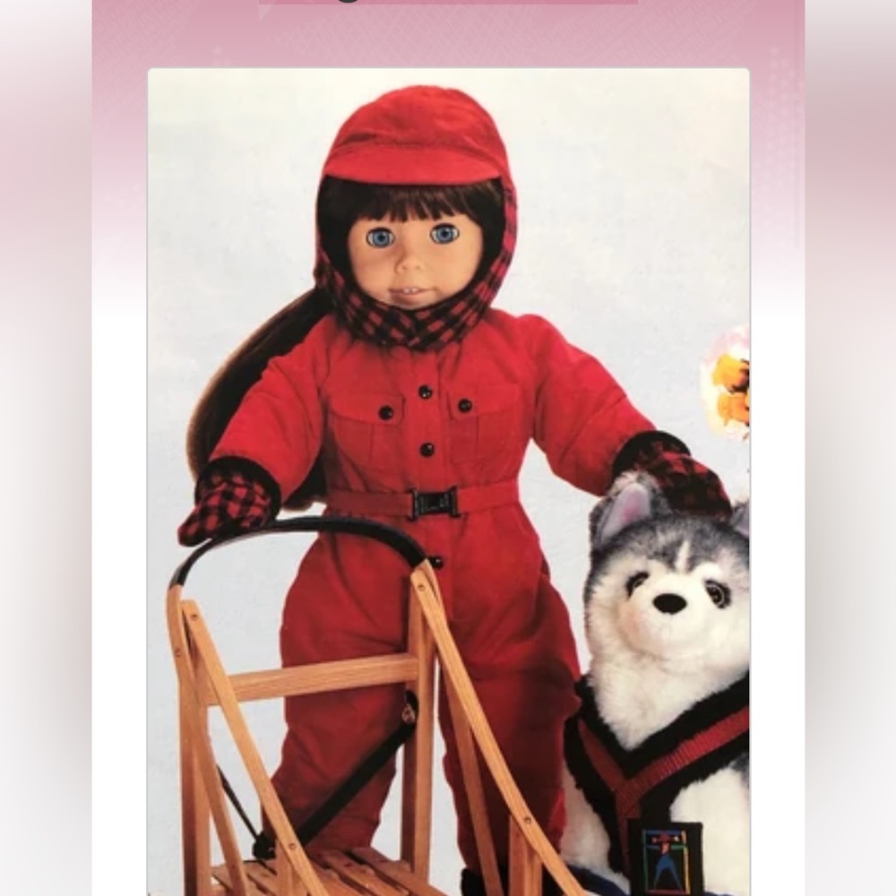American Girl Pleasant Company 1997 Dogsled Outfit